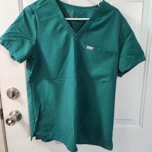 Figs set womens medium hunter green